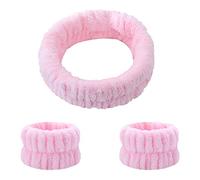 Toallas de muñeca para mujer, diadema para lavarse la cara, pulseras absorbentes, toalla de lavado para niñas, evita que el agua se derrame hacia abajo