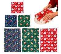 Toallas de Navidad | Árbol de Papá Noel de jengibre para hombre, toallas de cocina navideñas, decoraciones de Navidad, para baño, apartamento, restaurante, hotel, bar, cocina, hornear, secar, limpiar