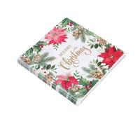 Toallas de papel impresas,Toallas de papel de Navidad - Servilletas de papel cuadradas para la cena de Navidad | Servilletas de mano de Navidad 33x3 3cm/12.99x12.99 pulgadas, servilletas decorativas