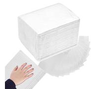 Toallas de papel para Nail Techs - 50 alfombrillas impermeables de manicura, almohadillas absorbentes de agua de 3 capas | Almohadillas grandes de 13.4 x 17.7 pulgadas para artes de uñas, tatuajes
