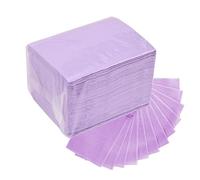 Toallas de papel para Nail Techs - 50 manteles impermeables con diseño de 3 capas, almohadillas de limpieza absorbentes de agua para profesionales de manicura y principiantes, 13.4 x 17.7 pulgadas