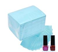 Toallas de papel para nailsTechs | 50 manteles impermeables de 3 capas para manicura | Almohadillas limpias que absorben el agua para uñas, acrílicos, uñas de gel y eliminación de esmalte | Uso