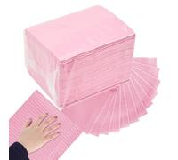 Toallas De Papel Para Técnicos De Uñas: Alfombrillas De Manicura Impermeable De 50 Piezas, Almohadillas De Absorción De Agua De 3 Capas | Grandes Almohadillas Limpias De 13.4 × 17.7 Pulgadas Para Prof