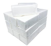 Toallas de Papel Secamanos ZigZag | Caja 3000 Unidades | Toallas para Dispensador Laminadas Doble Capa Alto Gramaje