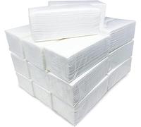 Toallas de Papel Secamanos Zigzag | Pack con 1800 Unidades | Toallas para Dispensador Laminadas Doble Capa Alto Gramaje