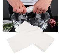 Toallas de Peluquería Toallas Desechables para el Cabello, 100 Piezas Toallas Desechables para el Cabello Fuerte Absorción de Agua Suave Estructura Perlada Pulpa de Madera Toallas de Algodón para Baño