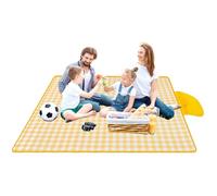 Toallas de picnic para exteriores, impermeables, plegables, 200 x 200 cm, lavable, resistente a la intemperie y secado rápido para playa, camping, senderismo y viajes