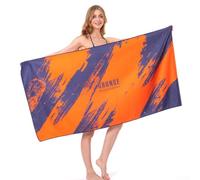 Toallas de playa de microfibra de secado rápido, ideales para camping, yoga y actividades al aire libre, vienen con bolsa de transporte (playa colorida)