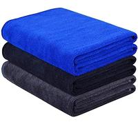 Toallas deportivas de microfibra de secado rápido, absorbentes para entrenamiento, para gimnasio, fitness, yoga, camping, viajes, paquete de 3 unidades, 40 cm x 80 cm