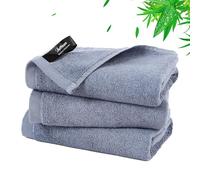 Toallas desmaquillantes reutilizables, 13 x 13 pulgadas, paños extra grandes para cara y cuerpo, toalla facial súper suave y suave en piel sensible, fácil de enjuagar, paños de limpieza facial de