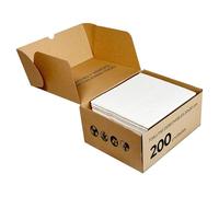 Toallas Faciales Desechables 20x20 cm - 200 unidades | Uso Profesional Estética | Toalla para la Cara Desechable Súper Absorbente