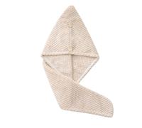 Toallas para Secar El Pelo Gorro de secado pelo Coral Fleece Turbo, toalla gran absorción Para uso en el baño(Black)