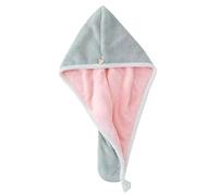 Toallas para Secar El Pelo Toalla de microfibra ultraabsorbente 40 x 60 cm, doble capa, secado rápido. Ideal for la ducha y el gimnasio Para uso en el baño(1Pc-Pink Gray)