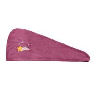 Toallas suaves de microfibra for mujer, gorro ducha, toalla, gorros baño, pelo seco, secado rápido, suave, turbante, cabeza niña Toalla Para El Pelo(Purple red)