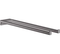 Toallero AddStoris de hansgrohe, 41770340, Color: Negro Cepillado