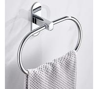 Toallero Adhesivo Adhesivo Fuerte Toalleros de Aro,Toalleros de Baño sin Taladro,Colgador Toalla Baño de Acero Inoxidable,Toallero Adhesivo