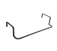 Toallero asistido por radiación para baños, cocinas y lavaderos sin necesidad de cableado eléctrico (negro-pequeño)