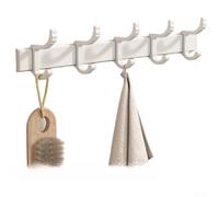 Toallero autoadhesivo, ahorra espacio, plegable | Adhesivo fuerte, para azulejos y vidrio, antideslizante, hasta 10 kg, fácil instalación (C)