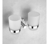 Toallero Barra para toallero, Soporte para Papel higiénico, Ganchos para Toallas para Batas, Juego de Accesorios de baño para Montaje en Pared, Accesorios para baño/Taza Doble