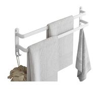 Toallero Blanco, No Requiere Perforación, Adecuado For Toalleros Individuales, Dobles O Triples En Baños, Aseos Y Cocinas.(Second Floor,60cm(23.6in))