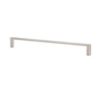 Toallero BOSTON redondo Longitud 600 mm x Altura 30 mm x Profundidad 70 mm Acero inoxidable cepillado Toallero para armario o montaje en pared Toallero de SOTECH