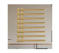 Toallero calefaccionado de Pared Negro - Calentador de baño termostático eléctrico de Acero Inoxidable de bajo Consumo con cableado Fijo para una Calidez eficiente y un Confort de