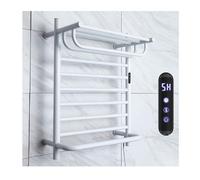 Toallero calefactable para baño, termostático, de Acero Inoxidable, para Pared, eléctrico, de bajo Consumo, con cableado.