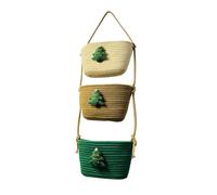 Toallero colgante Boho, almacenamiento en pared, ahorro de espacio organizador para lavandería dormitorio apartamento dormitorio baño cocina todas las habitaciones