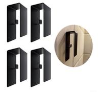 Toallero con ganchos de acero inoxidable 304, no requiere taladrar, acabado resistente a la corrosión para baño, cocina, pasillo o dormitorio