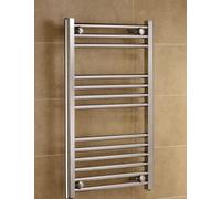 Toallero de 350 mm de ancho x 800 mm de alto, radiador recto y plano, cromado, calentador de baño, radiador de calefacción central