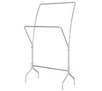 Toallero de acero inoxidable de 2 niveles, soporte independiente para toallas de baño, ahorro de espacio, elegante diseño de escalera para un almacenamiento y exhibición eficientes