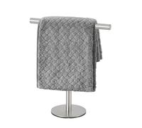 Toallero de acero inoxidable - Estante de mano, barra de mesa, dispositivo independiente, soporte delgado para baño, fregadero de cocina, barra de tela compacta, estación de secado, toalla de trabajo