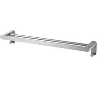 Toallero de aluminio multifunción montado en la pared, barra de almacenamiento de baño de 60 cm y barra de toalla individual para una solución eficiente de limpieza de toallas y ahorro de espacio