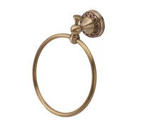 Toallero de Anilla, Montaje en Pared Toalleros de Aro para Baño, Soporte de Toalla de Cobre Redondo para Baño, Inodoro, Almacenamiento de Cocina(C)