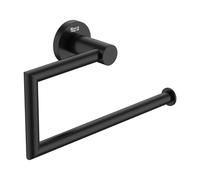 Toallero de Anilla Mural de Metal Round Hotels Negro Roca