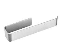 Toallero de Baño Adhesivo Toallero montado en la Pared 25 cm Toallero Adhesivo baño acero Inoxidable Colgar Toallero sin Taladro sin Orificio para baño Cocina Dormitorio - Plata cepillada