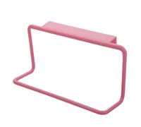 Toallero de baño Toallero Individual for baño y Cocina, Colgador de Trapo for residuos plástico, toallero for, Barra Toalla, Puerta Armario, Accesorios(Pink)