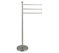 Toallero de barra Acero (L x An x Al: 33 x 22 x 89 cm, Acero inoxidable, Cromo)