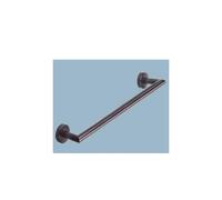 Toallero de barra fabricado con acero inoxidable de 46 cm y adhesivo 3m DARK de Aquore - Otros / Acero inoxidable / Aquore