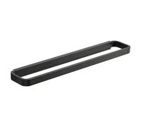 Toallero de barra (Negro, Largo: 44 cm)