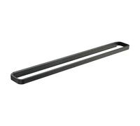 Toallero de barra (Negro, Largo: 70 cm)