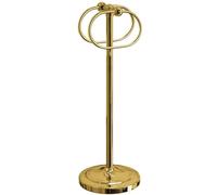 Toallero de Barra Portatoallas de Acero Inoxidable Base Antideslizante de 16 Pulgadas con Anillos Ovalados Dobles para Baño y Cocina