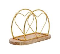 Toallero de cocina | Decoración de barra base de madera de hierro, organizador de salón de almacenamiento de toallas | Para interior casa dormitorio, sala de estar, estante oficina hotel restaurante