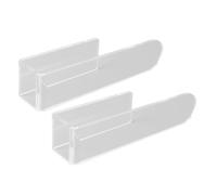 Toallero de Mano Autoadhesivo, sin Taladro, Toalla de Mano en Forma de U, Soporte para Trapo de acrílico, Estante para paños montado en la Pared para baño, Cocina, 7,9x1,8x1,8 (Transparente)