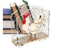 Toallero de mesa,Dispensador de decorativa rústica de gallo,Toallero para la cena | Para el hogar de campo Cuarto de baño Cocina Comedor Navidad Invitados Encimera Casa Voy