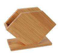 Toallero de pie, sostenedor de pañuelos de madera | Caja de toallas de papel para el hogar | El soporte de papel de oficina del restaurante mejora el efecto decorativo general