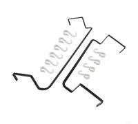 Toallero de radiador con ganchos, estante de calefacción para colgar toallas y ropa, no requiere taladrar, material de metal resistente para uso a largo plazo y ahorro de espacio (negro)