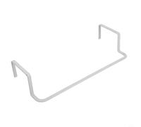 Toallero de radiador, estante de secado de ropa montado en la pared de metal, toallero de calefacción multifuncional para baño, cocina, instalación sin perforación (blanco)