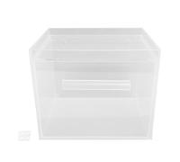 Toallero de Toallas Faciales, Caja de Almacenamiento de Toallitas Faciales Acrílicas Compatibles con Cajón, Toallas de Piel Transparentes Recipientes Organizador de