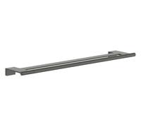 Toallero doble hansgrohe AddStoris S, 41763340, Color: Cromo negro cepillado